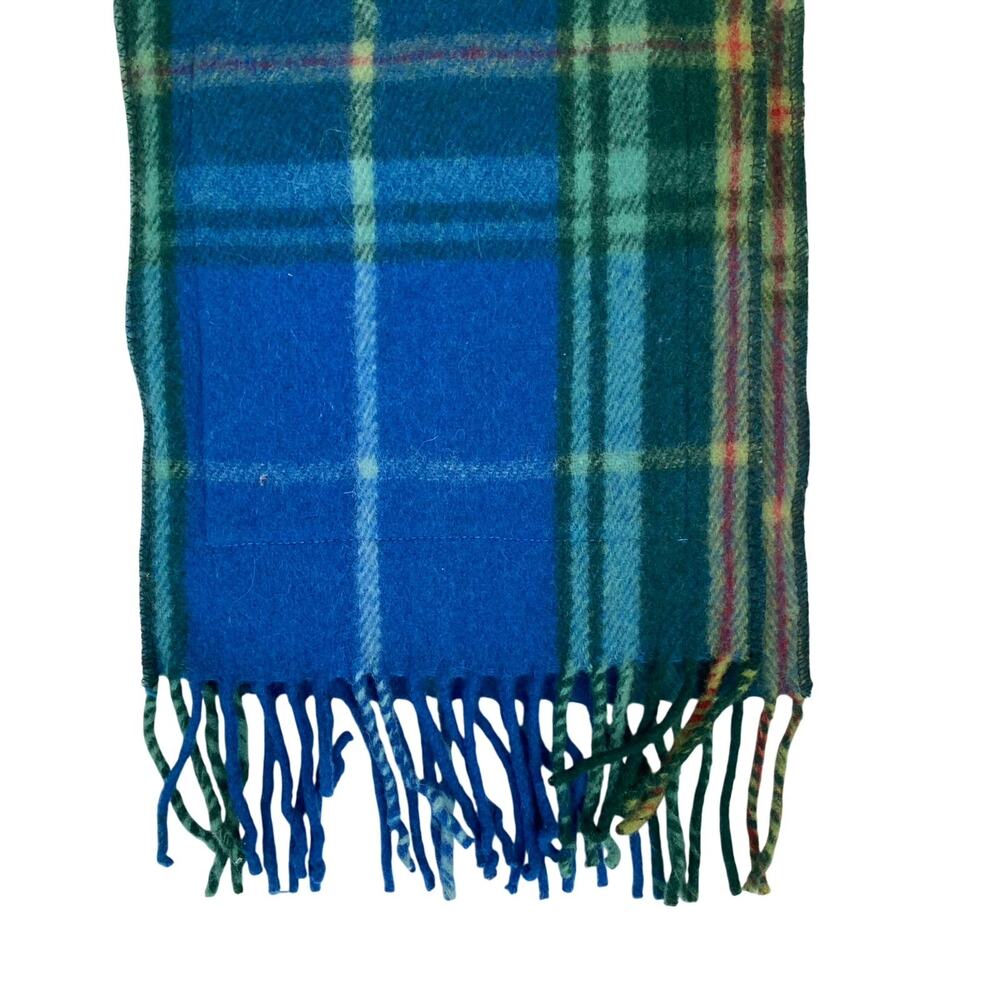 Patrick King Merino Wool Tartan Pocket Scarf Scottish Heritage Coastal Prep Wrap - Picture 14 of 14